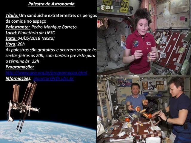 Palestra de Astronomia, 04/05/18