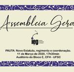 Instituto de Estudos de Gênero realiza assembleia geral dia 11 de março