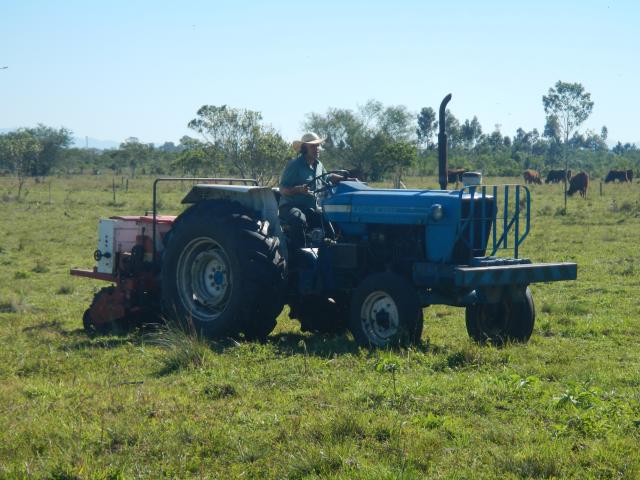 20130510 Fazenda Semeadura Azevém Pastagem trator mecanização 001.jpg