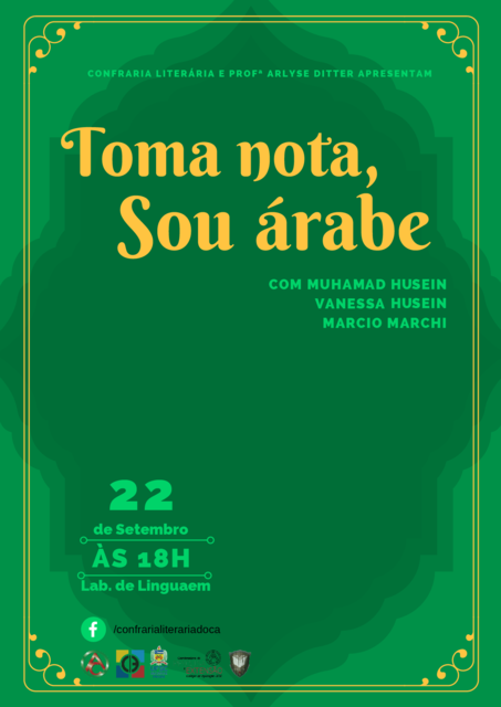 Toma Nota, Sou Árabe - Cartaz-01