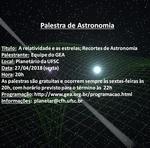 Palestra de Astronomia, 27/04/18
