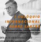 Primeiro Colóquio Internacional sobre Sartre