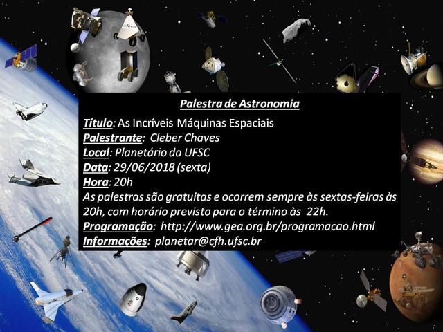 Palestra de Astronomia, 29/06/18