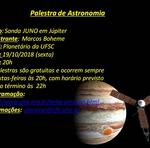 Palestra de Astronomia: “Sonda JUNO em Júpiter” (19/10/18)