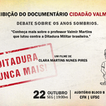 Exibição do Documentário Cidadão Valmir