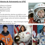 Palestra de Astronomia: "Mulheres no Espaço" (14/06/19)
