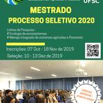 MESTRADO PROCESSO SELETIVO 202013