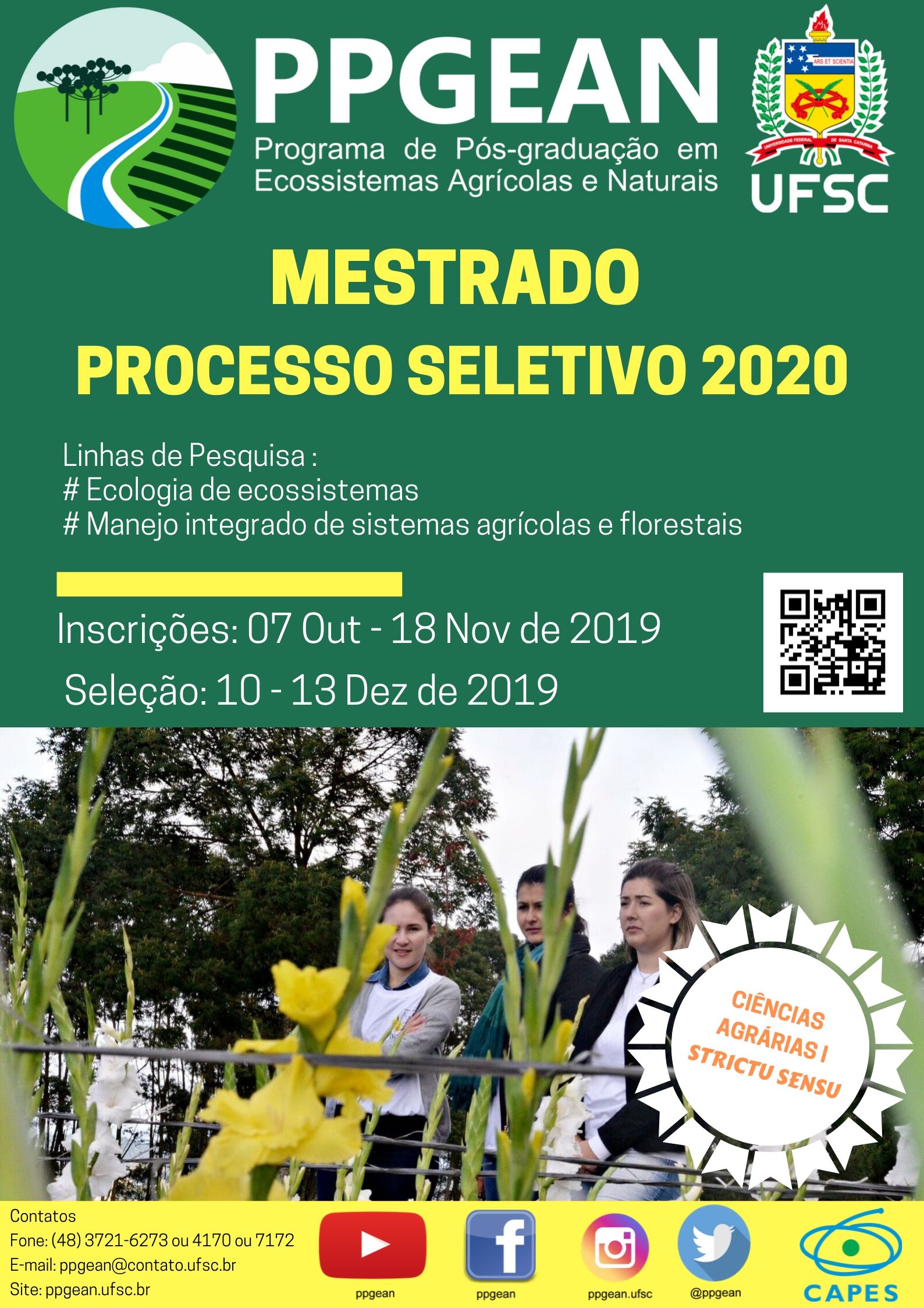 MESTRADO PROCESSO SELETIVO 202014