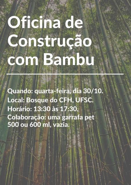 Oficina de construção com bambu (30/10/2019)