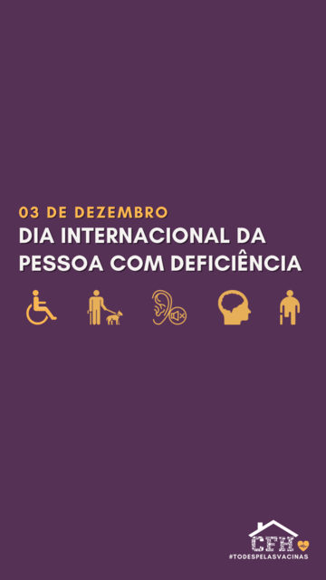 Dia internacional da pessoa com deficiência - Stories