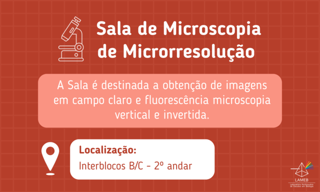 Sala de Microscopia de Microrresolução