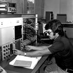 Inauguração do computador híbrido no CTC (1973)