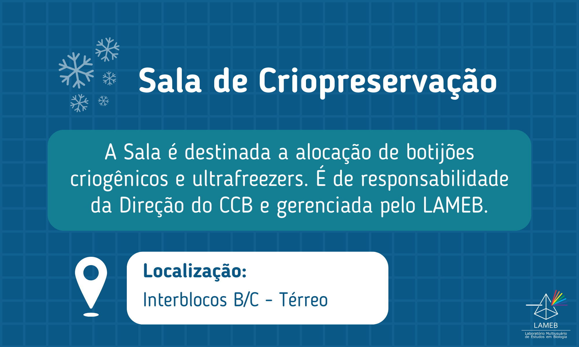 #Sala de Criopreservação