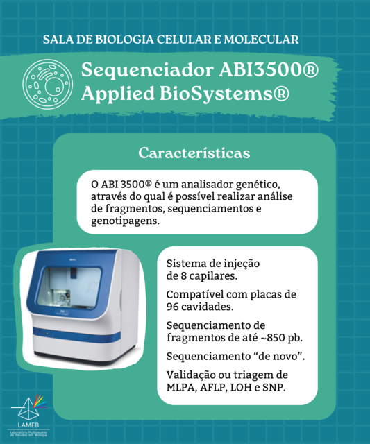 #Sequenciador ABI 3500
