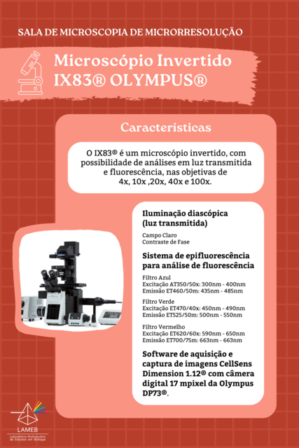 #Microscópio Invertido IX83