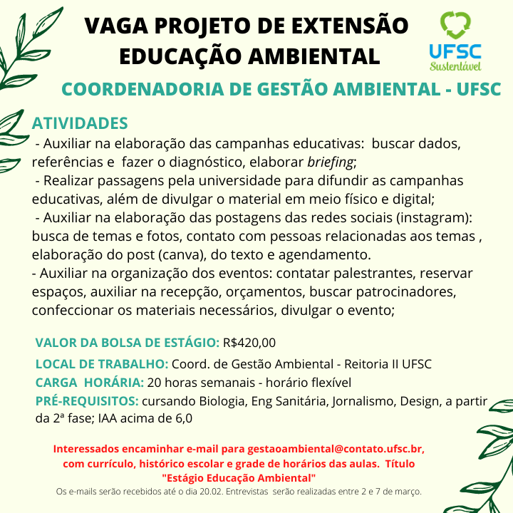 Estágio - Educação Ambiental