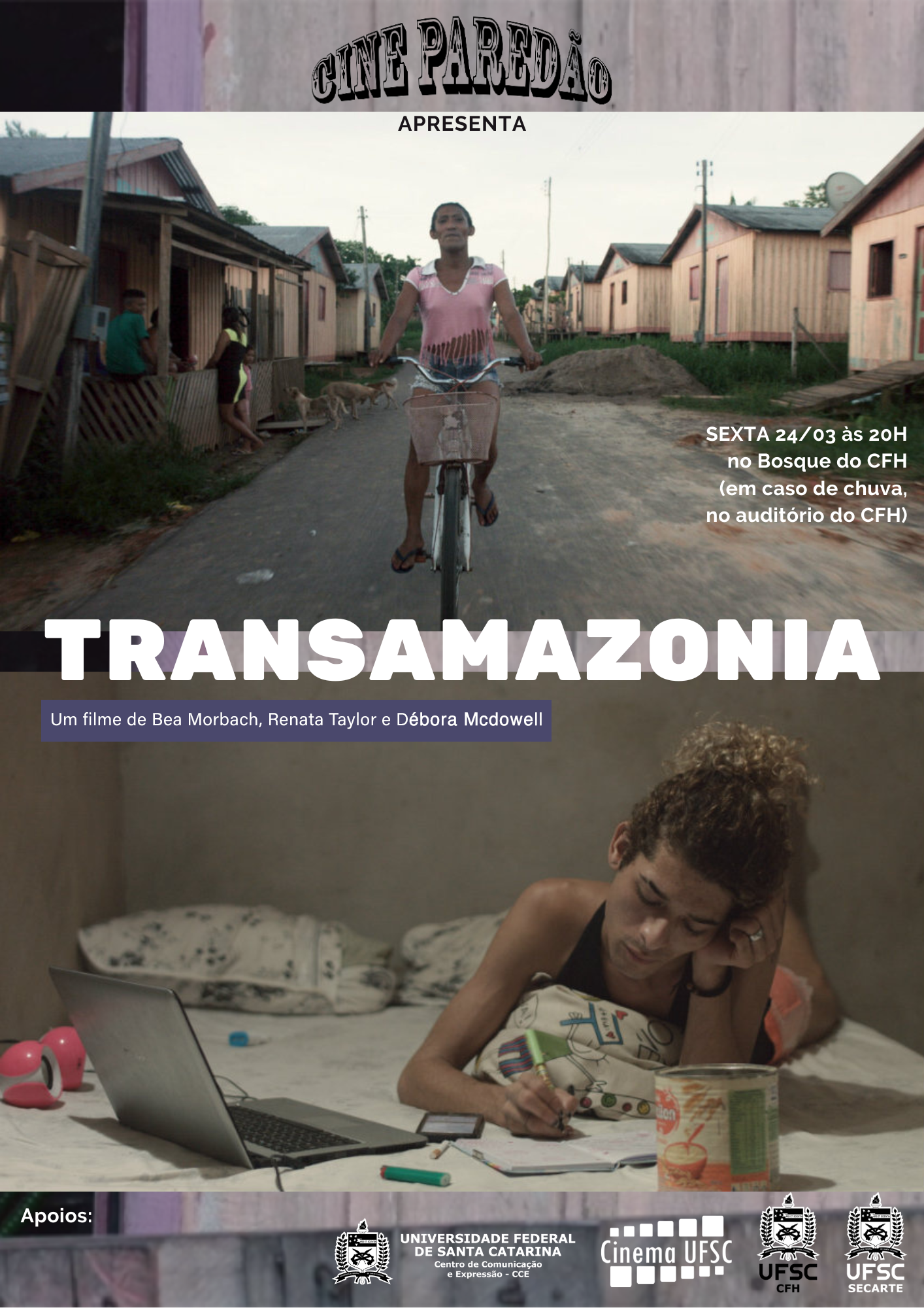 Cine Paredão - Transamazonia @ Bosque do CFH