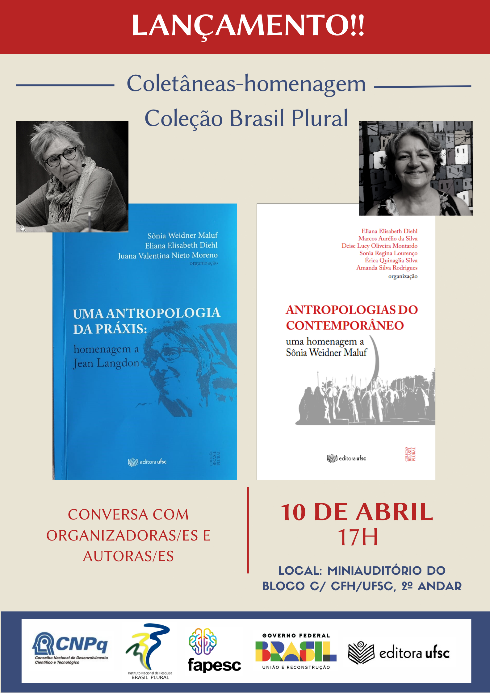 cartaz lançamento homenagem