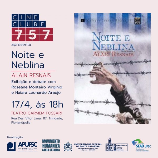 Cine Clube 757 - "Noite e Neblina" @ Teatro Carmen Fossari