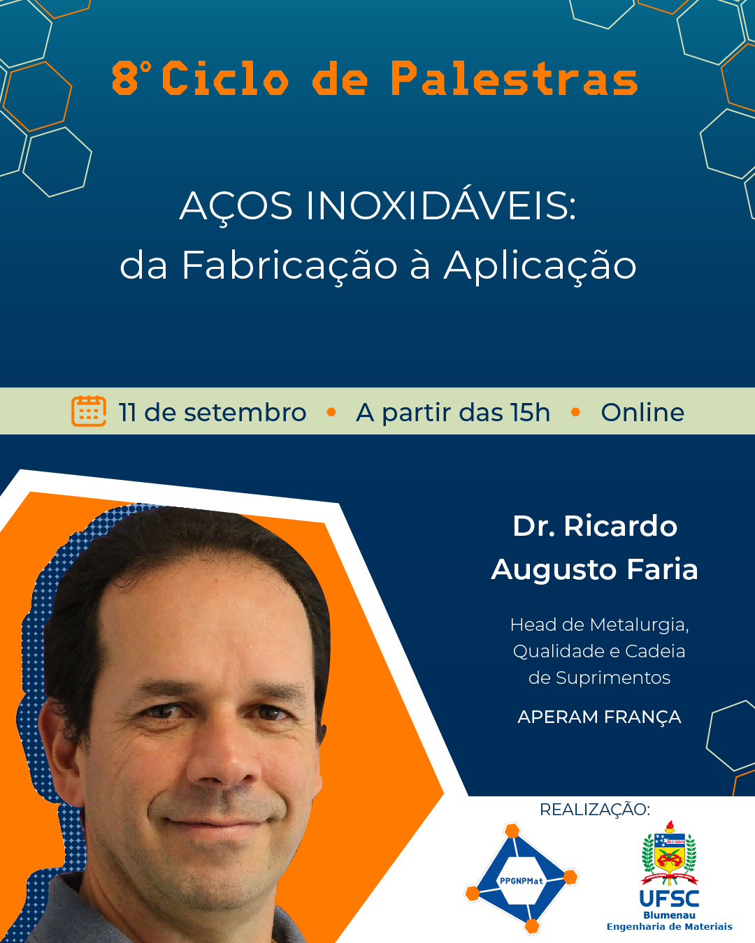 [:BR]Aços Inoxidáveis: da Fabricação à Aplicação - 8º Ciclo de palestras[:] @ Web Conferência - RNP