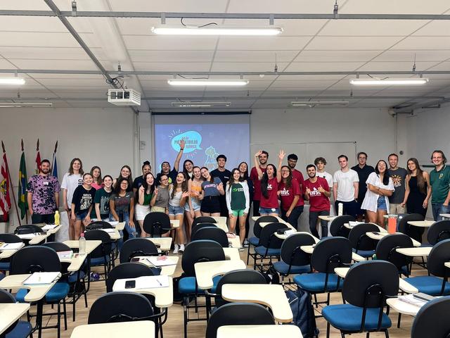 Foto dos alunos do pré-UFSC