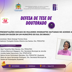 10-12 - Convite - Defesa de Tese - Maria Solange Ferreira Alves