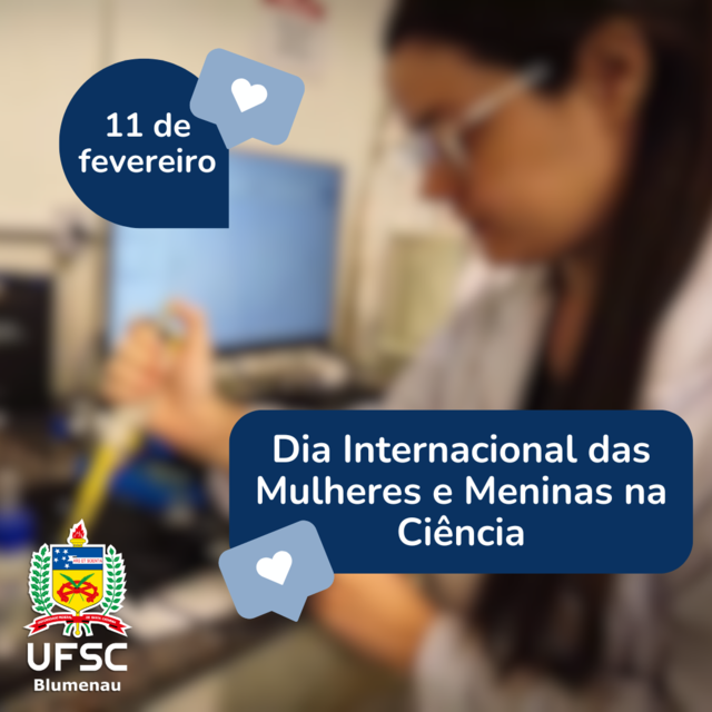 Cartão Dia internacional das mulheres e meninas na ciência