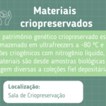 Materiais criopreservados