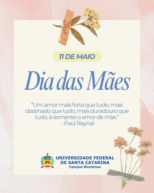 Cartão Dia das Maes