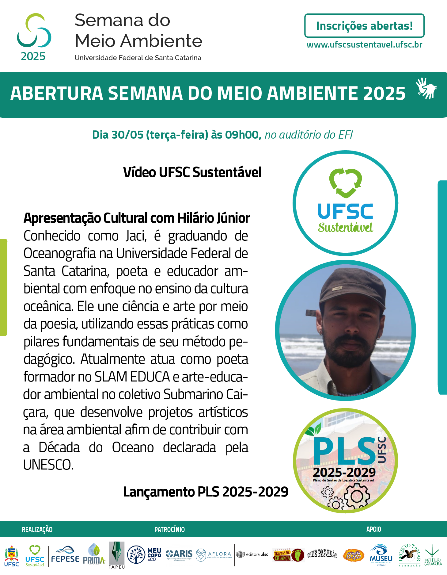 ABERTURA SEMANA DO MEIO AMBIENTE 2025_Prancheta 1