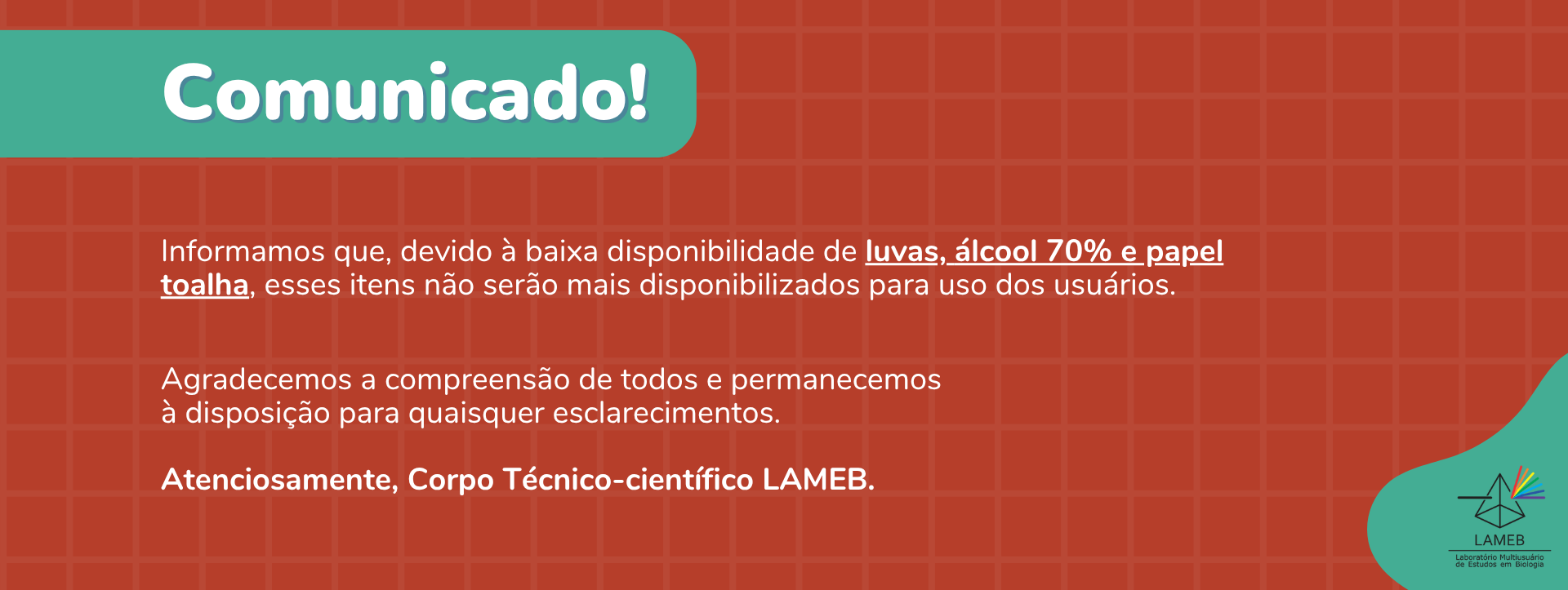 Indisponibilidade de itens
