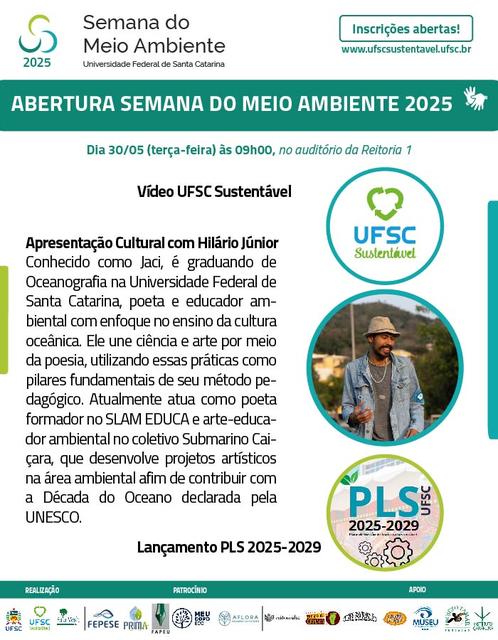 ABERTURA SEMANA DO MEIO AMBIENTE 2025_Prancheta 1
