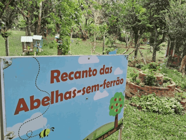 [30.138] Título: Recanto das Abelhas-sem-ferrão | Autor: Daniel Vasconcelos | Local: Colégio de Aplicação UFSC