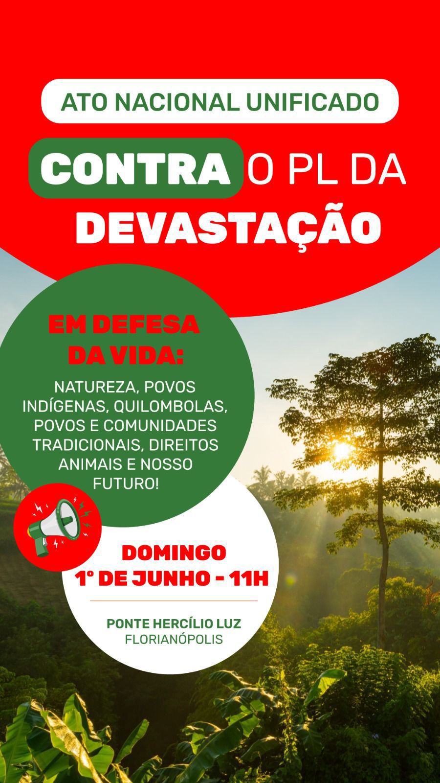 Ato contra o PL da Devastação 01 de julho