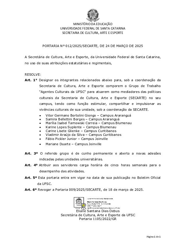Portaria_012_SeCArte_Agentes Culturais
