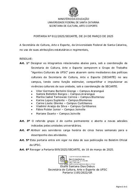 Portaria_012_SeCArte_Agentes Culturais