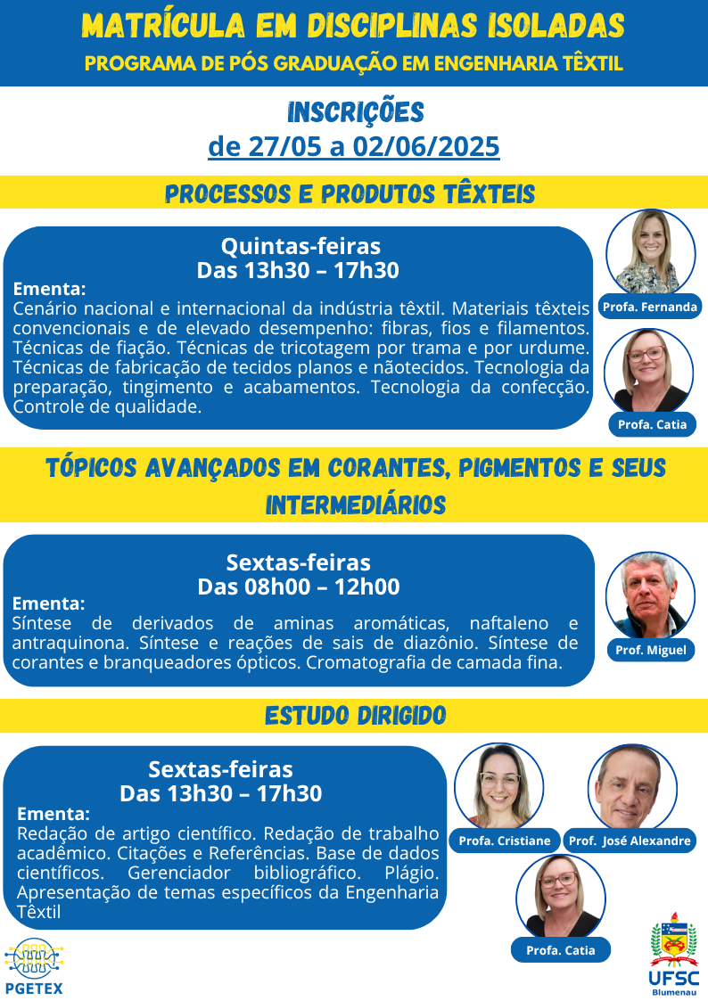 Isoladas PGETEX - folder e-mail
