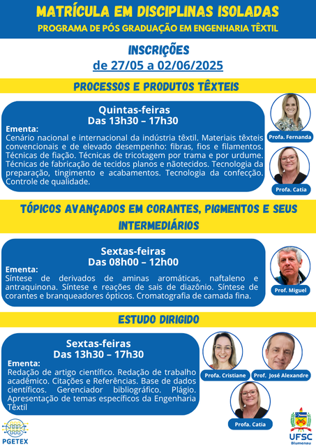 Isoladas PGETEX - folder e-mail