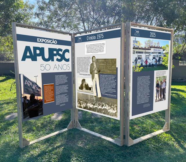 Exposição | 'Apufsc 50 anos' @ Hall Reitoria I