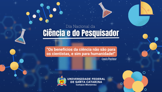 Cartão Dia da Ciência