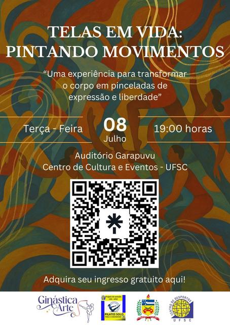 Espetáculo | 'Telas em Vida: Pintando movimentos' @ Auditório Garapuvu | Centro de Cultura e Eventos