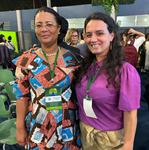 Viviane com a Ministra do Meio Ambiente de Angola, Ana Paula de Carvalho Pereira.