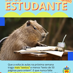 Cartão Dia do Estudante