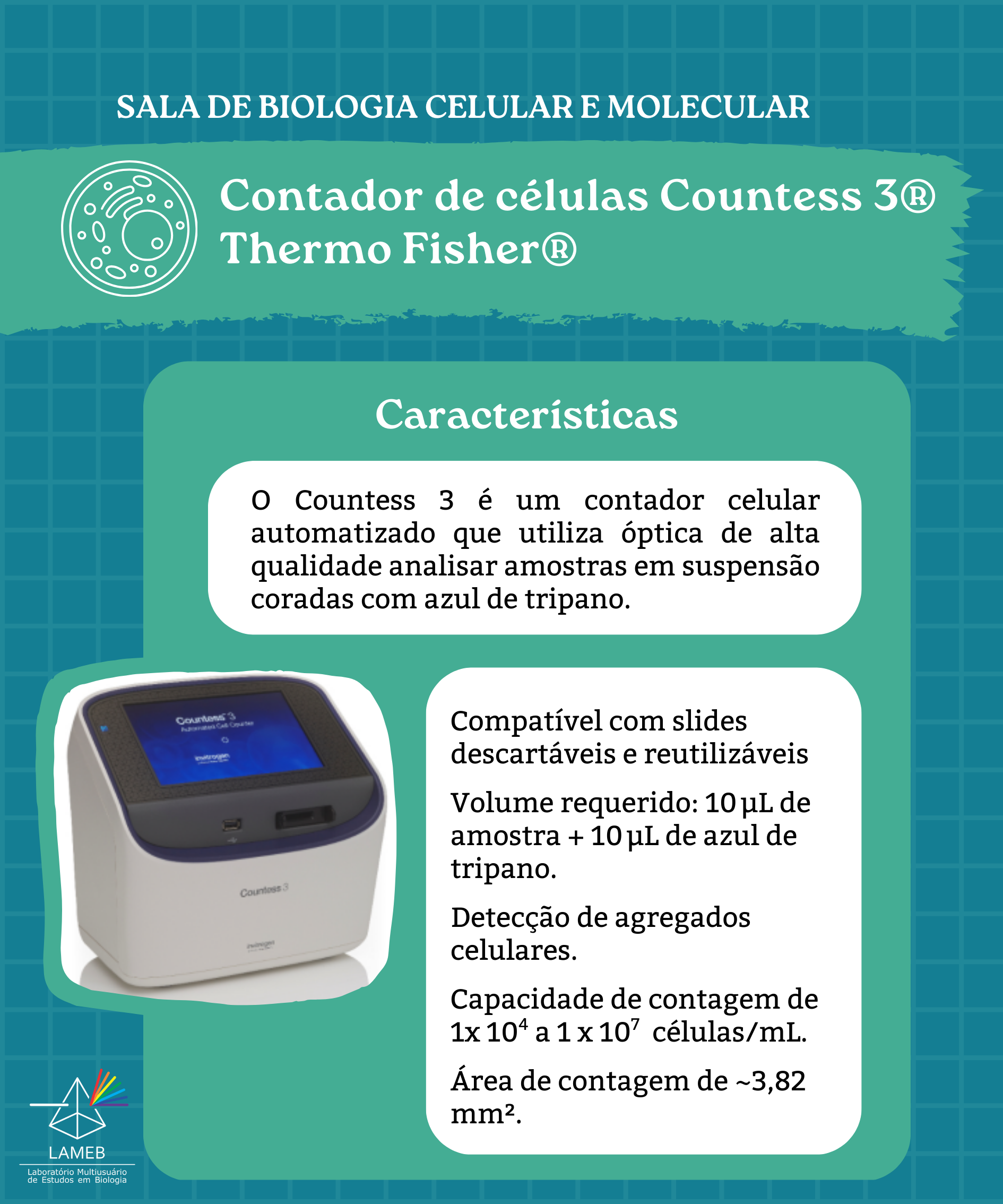 Contador de células Countess 3