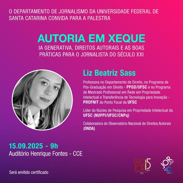 convite palestra Liz Sass