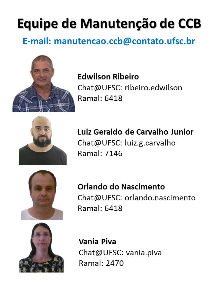 Equipe de Manutenção de CCB