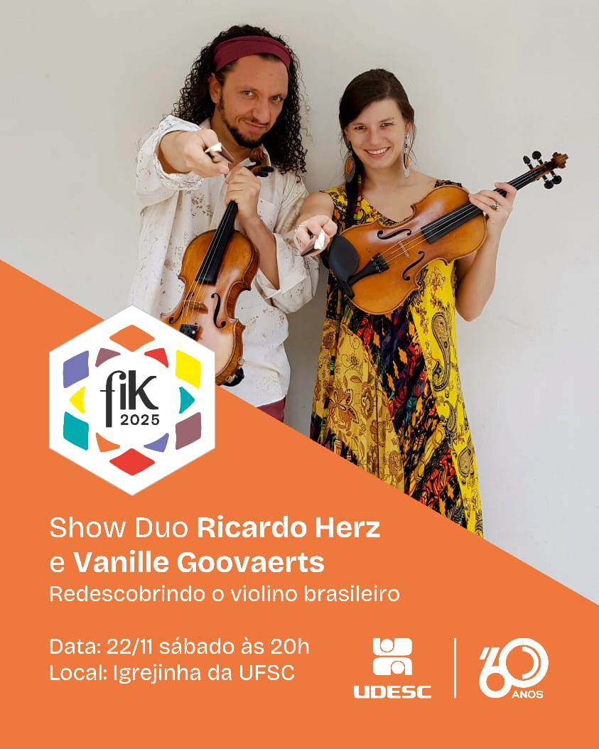 Show | Ricardo Herz e Vanille Goovaerts @ Igrejinha da UFSC