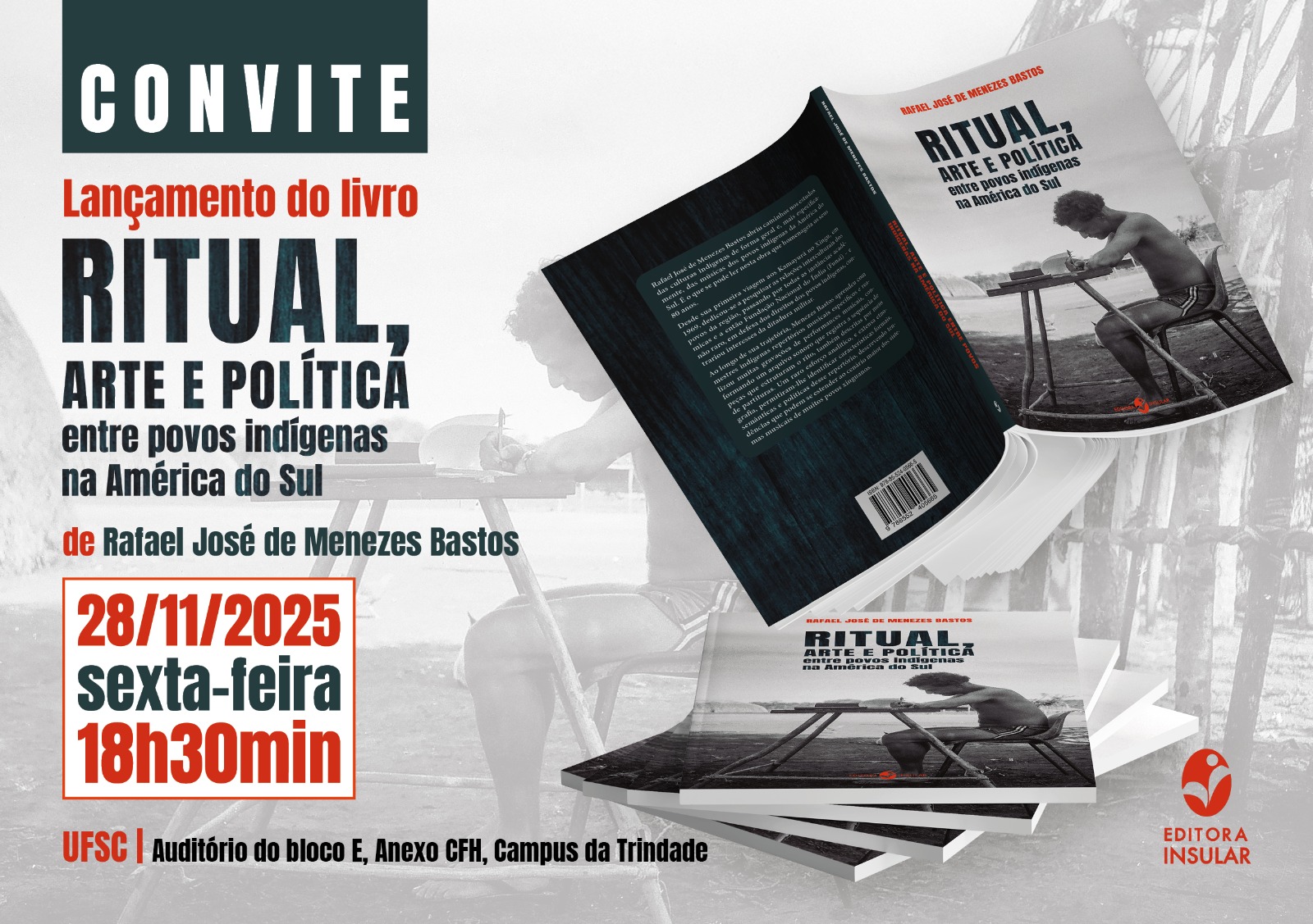 LANCAMENTO LIVRO rafael bastos