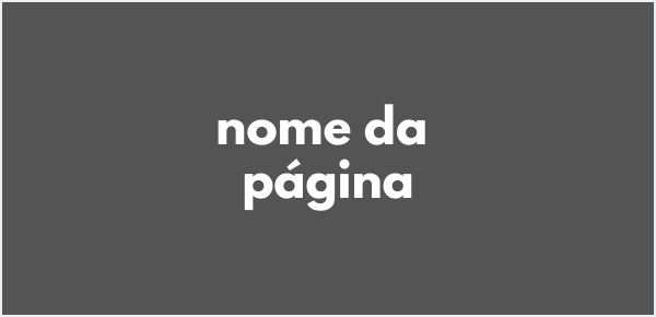 nome da página