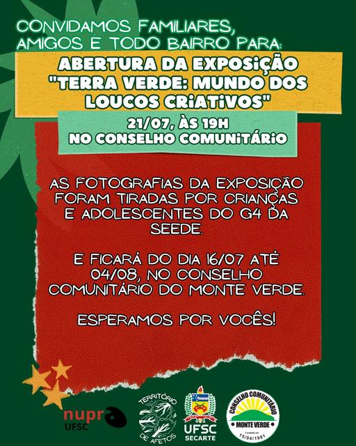 exposição Monte Verde